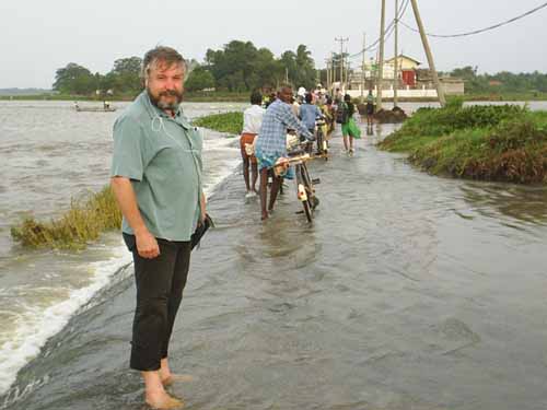 Ampara Flood waters receding