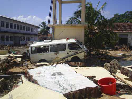 Hospital damage