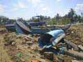 Boats destroyed